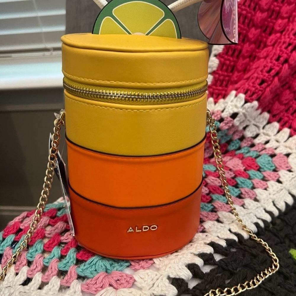ALDO COCKTAIL SUMMER CROSSBODY BAG PURSE COLORFUL, NWT